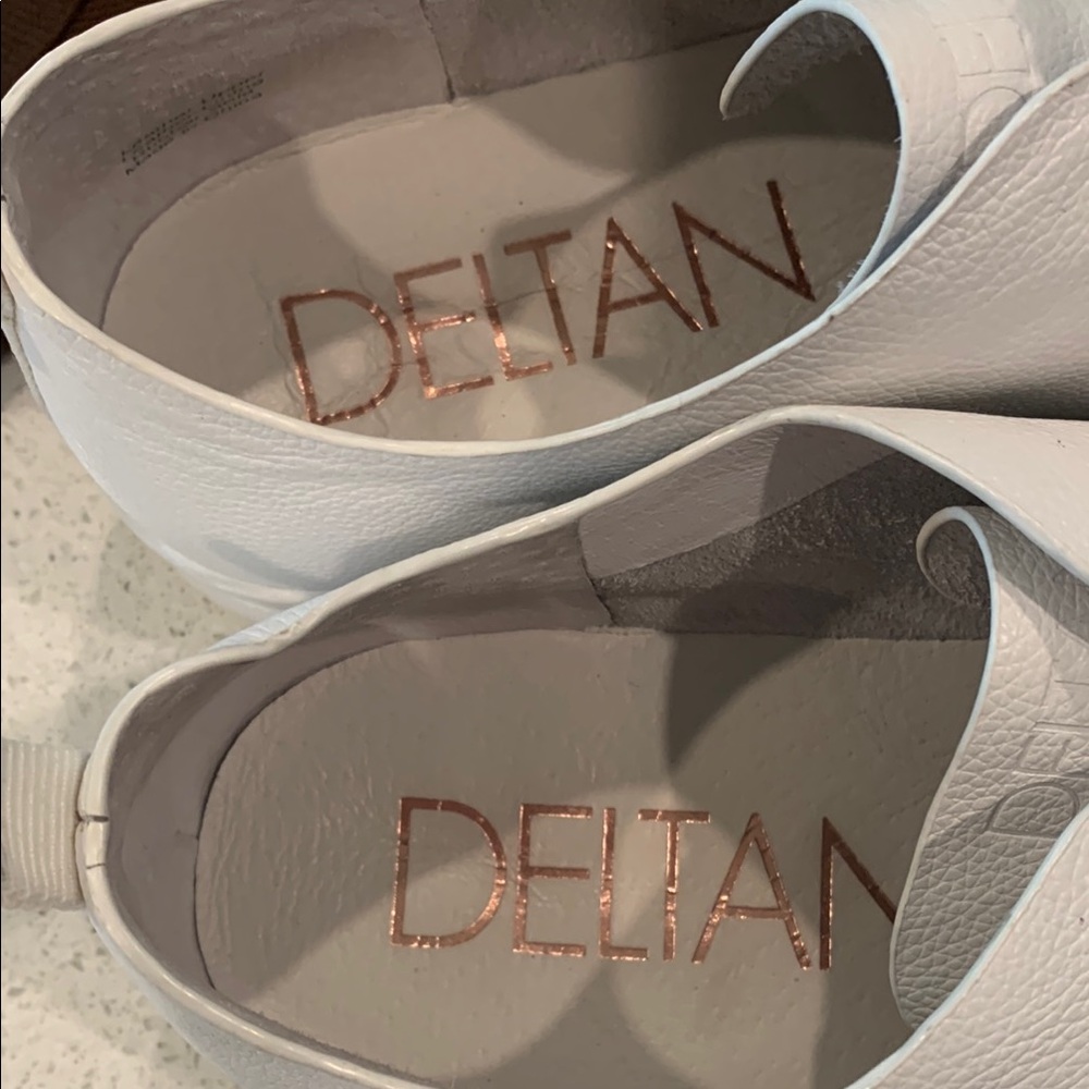 Classic White Lace-Up Sneakers - Picture 3 of 12